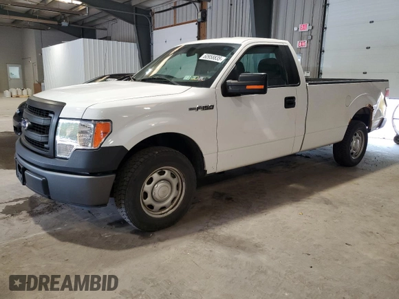2014 Ford F-150 XL с VIN 1FTNF1CF1EKF71261, выставлен на аукционе Copart как лот 60958835 с пробегом 108 383 миль миль и Списание • Salvage title. История ставок и продаж доступна на DreamBid. Изображение 1.