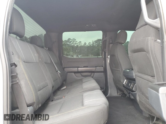 2024 Ford F-150 STX with VIN 1FTEW2LP6RKE60841, listed as a Copart auction lot 50637775 with 21,134 mi miles and Salvage Title. Bid and sale history available at carsss.com. Image 10.