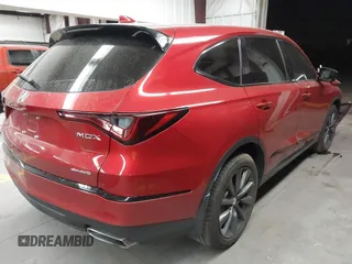2025 Acura MDX w/A-Spec Package with VIN 5J8YE1H06SL004314, listed as a IAAI auction lot 41572313 with 5,980 mi miles. Bid and sale history available at carsss.com. Image 4.