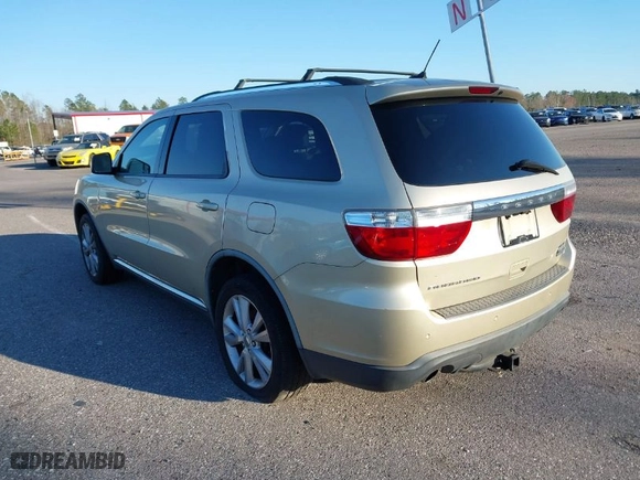 2012 Dodge Durango Crew with VIN 1C4SDHDT5CC204912, listed as a IAAI auction lot 41607315 with 209,985 mi miles. Bid and sale history available at carsss.com. Image 3.