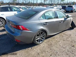 2014 Lexus IS 350 with VIN JTHCE1D24E5000740, listed as a IAAI auction lot 42037064 with 184,059 mi miles. Bid and sale history available at carsss.com. Image 4.