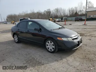 2007 Honda Civic Sdn LX with VIN 1HGFA16587L135771, listed as a Copart auction lot 51303115 with 174,251 mi miles and Salvage Title. Bid and sale history available at carsss.com. Image 4.