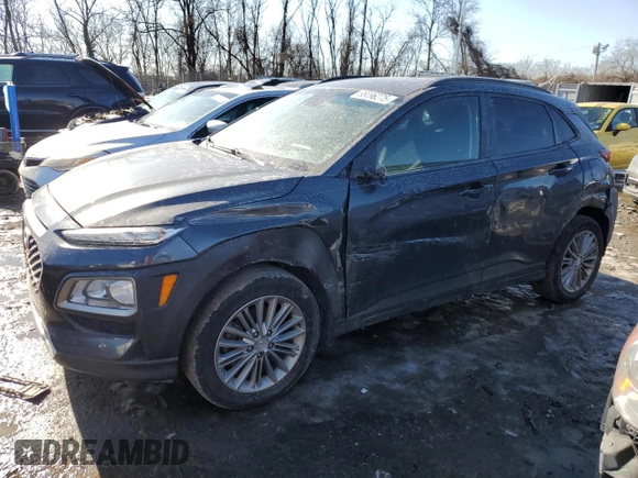 2019 Hyundai Kona SEL with VIN KM8K6CAAXKU334298, listed as a Copart auction lot 88096275 with 56,464 mi miles and Salvage Title. Bid and sale history available at DreamBid. Image 1.