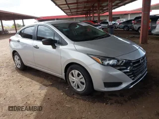 2024 Nissan Versa S with VIN 3N1CN8DV2RL900825, listed as a IAAI auction lot 41921402 with 14,092 mi miles. Bid and sale history available at carsss.com. Image 1.