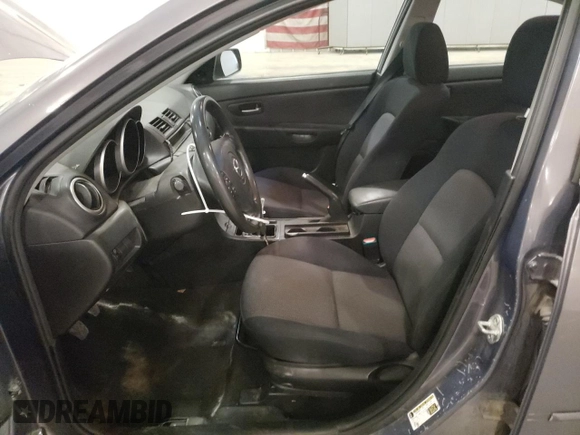 2008 Mazda 3 Sport with VIN JM1BK12F981866604, listed as a Copart auction lot 55243085 with 204,494 mi miles and Salvage Title. Bid and sale history available at DreamBid. Image 7.