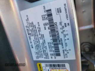 2018 Ford Fusion Hybrid Titanium with VIN 3FA6P0RU6JR155543, listed as a Copart auction lot 46081033 with 76,466 mi miles. Bid and sale history available at carsss.com. Image 12.