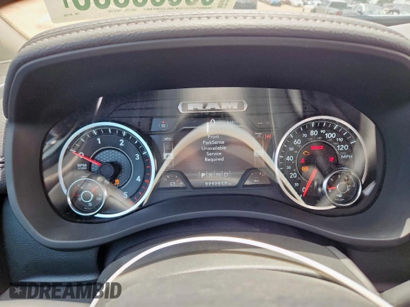 2024 Ram 2500 Laramie with VIN 3C6UR5FL1RG341106, listed as a Copart auction lot 58538335 with 25,283 mi miles and Salvage title. Bid and sale history available at DreamBid. Image 9.