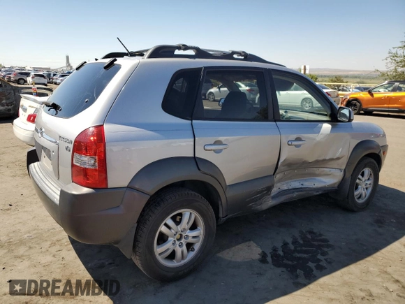 2006 Hyundai Tucson GLS with VIN KM8JN12D16U439636, listed as a Copart auction lot 71318684 with 140,225 mi miles and Salvage Title. Bid and sale history available at carsss.com. Image 3.