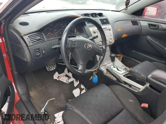 2004 Toyota Solara SE with VIN 4T1CE38P74U820006, listed as a Copart auction lot 62323085 with 224,057 mi miles and Salvage title. Bid and sale history available at DreamBid. Image 8.