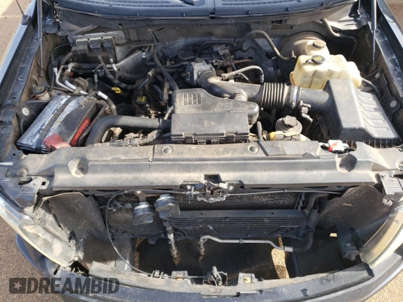 2009 Ford F-150 STX with VIN 1FTRX02W89KA76765, listed as a Copart auction lot 86689504 with 383,653 mi miles and Salvage Title. Bid and sale history available at carsss.com. Image 11.