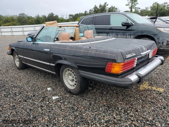 1984 Mercedes-Benz 380 Series 380SL with VIN WDBBA45A9EA011044, listed as a Copart auction lot 74674534 with NaN miles and Non Repairable. Bid and sale history available at carsss.com. Image 2.