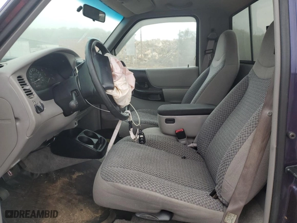 1998 Ford Ranger XL with VIN 1FTYR10U6WUB09937, listed as a Copart auction lot 43280485 with 67,748 mi miles and Salvage Title. Bid and sale history available at carsss.com. Image 7.