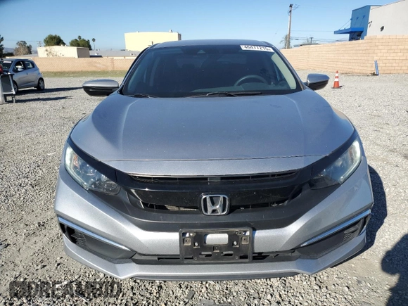 2020 Honda Civic LX with VIN 19XFC2F6XLE205068, listed as a Copart auction lot 46477215 with 58,296 mi miles and Salvage Title. Bid and sale history available at DreamBid. Image 5.