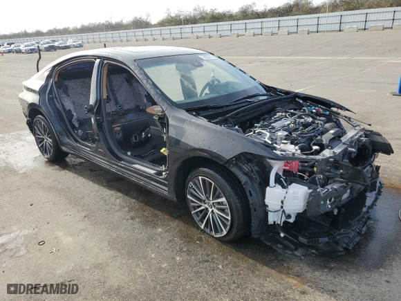 2023 Lexus ES with VIN 58ADA1C12PU028205, listed as a Copart auction lot 86049584 with 8,182 mi miles and Salvage Title. Bid and sale history available at carsss.com. Image 4.