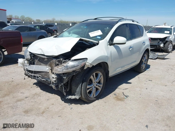 2011 Nissan Murano LE with VIN JN8AZ1MU2BW053431, listed as a IAAI auction lot 41867381 with 1 mi miles. Bid and sale history available at carsss.com. Image 18.