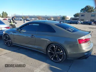 2023 Audi S5 Premium Plus with VIN WAUP4AF58PA001748, listed as a IAAI auction lot 41194878 with 33,877 mi miles and . Bid and sale history available at DreamBid. Image 3.