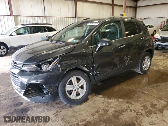 2019 Chevrolet Trax LT with VIN 3GNCJPSBXKL214900, listed as a Copart auction lot 51508655 with 24,662 mi miles and Salvage Title. Bid and sale history available at carsss.com. Image 1.