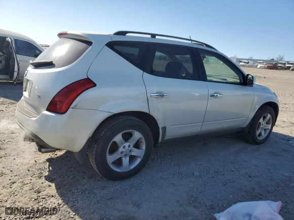 2004 Nissan Murano SL with VIN JN8AZ08T84W207591, listed as a Copart auction lot 89176425 with 182,127 mi miles and Salvage Title. Bid and sale history available at carsss.com. Image 3.