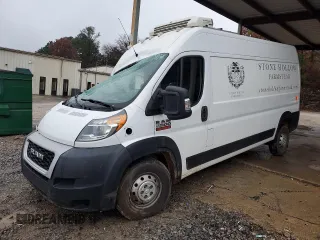 2020 Ram ProMaster Cargo with VIN 3C6TRVDG8LE119134, listed as a Copart auction lot 84068744 with 99,282 mi miles and Salvage Title. Bid and sale history available at carsss.com. Image 1.