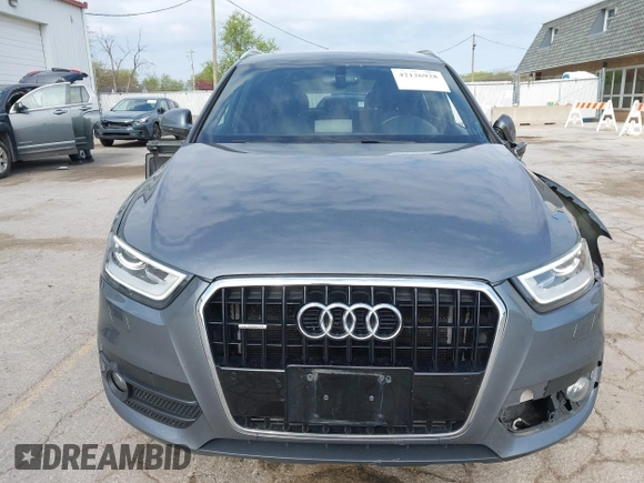 2015 Audi Q3 Prestige with VIN WA1GFCFS9FR007776, listed as a IAAI auction lot 42126928 with 110,981 mi miles and . Bid and sale history available at DreamBid. Image 12.