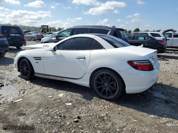 2015 Mercedes-Benz SLK-Class SLK 250 with VIN WDDPK4HA9FF108769, listed as a Copart auction lot 73555144 with 73,834 mi miles and Salvage Title. Bid and sale history available at carsss.com. Image 2.