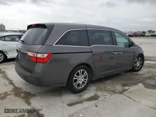 2013 Honda Odyssey EX with VIN 5FNRL5H43DB051650, listed as a Copart auction lot 50353545 with 136,693 mi miles and Salvage Title. Bid and sale history available at carsss.com. Image 3.