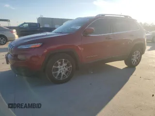 2015 Jeep Cherokee Latitude with VIN 1C4PJLCB9FW730652, listed as a Copart auction lot 41883615 with 122,816 mi miles and Salvage Title. Bid and sale history available at carsss.com. Image 1.