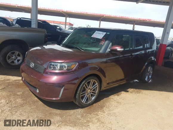 2008 Scion xB with VIN JTLKE50EX81026389, listed as a IAAI auction lot 41916276 with 1 mi miles. Bid and sale history available at carsss.com. Image 2.