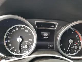 2015 Mercedes-Benz M 350 with VIN 4JGDA5JB6FA460273, listed as a Copart auction lot 47134095 with 96,554 mi miles and Salvage Title. Bid and sale history available at DreamBid. Image 9.