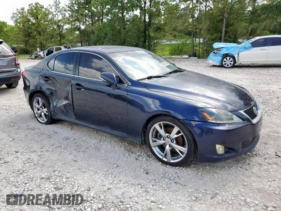 2009 Lexus IS 250 with VIN JTHBK262395095515, listed as a Copart auction lot 59943765 with 170,234 mi miles and Salvage title. Bid and sale history available at DreamBid. Image 4.