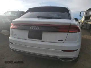 2023 Audi Q8 Premium Plus with VIN WA1BVBF11PD022656, listed as a Copart auction lot 85314434 with Not provided miles and Salvage title. Bid and sale history available at DreamBid. Image 6.
