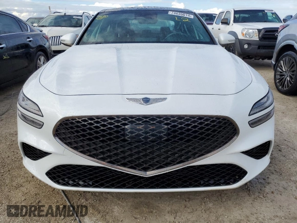 2023 Genesis G70 2.0T with VIN KMTG34TA0PU120130, listed as a Copart auction lot 74635014 with 20,374 mi miles and Non Repairable. Bid and sale history available at DreamBid. Image 5.