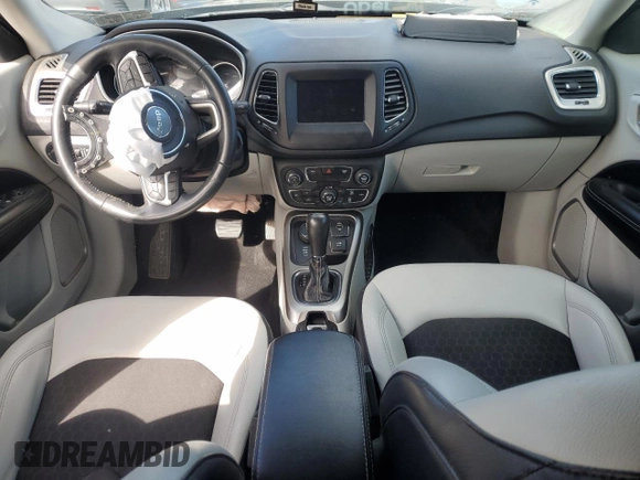 2019 Jeep Compass Latitude with VIN 3C4NJDBB1KT647036, listed as a Copart auction lot 58234915 with Not provided miles and Salvage title. Bid and sale history available at DreamBid. Image 8.