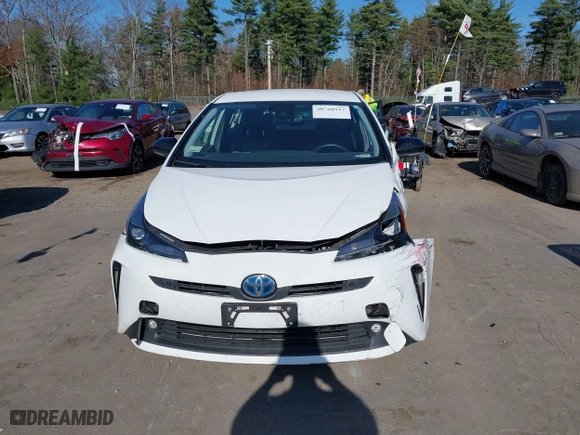 2022 Toyota Prius LE with VIN JTDL9MFU4N3034338, listed as a IAAI auction lot 40760912 with 60,237 mi miles. Bid and sale history available at carsss.com. Image 12.