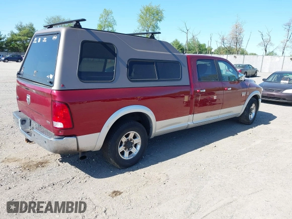 2012 Ram 2500 with VIN 3C6TD4KLXCG326833, listed as a IAAI auction lot 42143785 with Not provided miles and . Bid and sale history available at DreamBid. Image 4.