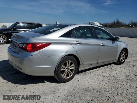 2011 Hyundai Sonata GLS with VIN 5NPEB4AC1BH221807, listed as a Copart auction lot 49479515 with 168,318 mi miles and Clean Title. Bid and sale history available at carsss.com. Image 3.