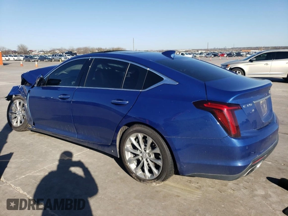 2021 Cadillac CT5 Premium Luxury with VIN 1G6DN5RW8M0135940, listed as a Copart auction lot 86903414 with Not Provided miles and Salvage Title. Bid and sale history available at DreamBid. Image 2.