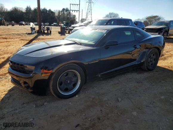 2013 Chevrolet Camaro LS with VIN 2G1FE1E38D9159857, listed as a Copart auction lot 88703025 with 111,294 mi miles and Salvage Title. Bid and sale history available at carsss.com. Image 1.