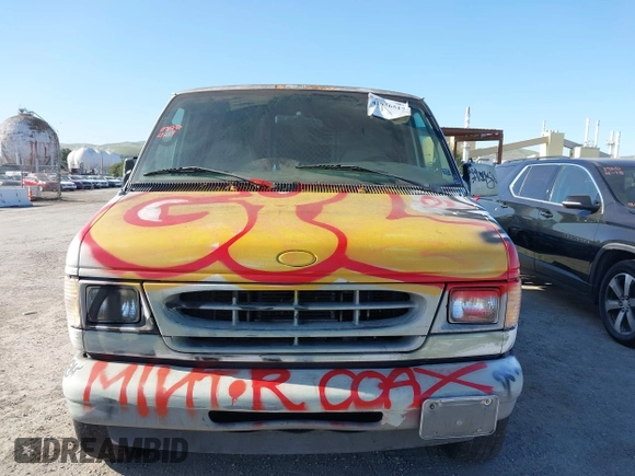 2002 Ford Econoline Cargo with VIN 1FTNE24L42HB67506, listed as a IAAI auction lot 42056517 with 197,394 mi miles and . Bid and sale history available at DreamBid. Image 12.