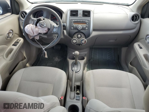 2013 Nissan Versa SV with VIN 3N1CN7AP8DL887524, listed as a Copart auction lot 61594045 with 92,094 mi miles and Salvage title. Bid and sale history available at DreamBid. Image 8.