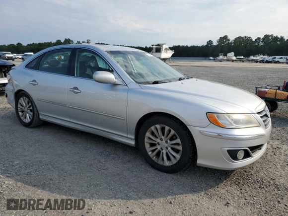 2011 Hyundai Azera GLS with VIN KMHFC4DDXBA552197, listed as a Copart auction lot 72680484 with 105,120 mi miles and Salvage title. Bid and sale history available at DreamBid. Image 4.