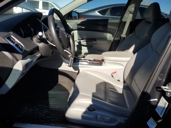 2015 Acura TLX V6 Tech with VIN 19UUB2F57FA001421, listed as a Copart auction lot 80546934 with 89,233 mi miles and Salvage Title. Bid and sale history available at carsss.com. Image 7.