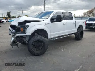 2018 Ford F-150 XL with VIN 1FTEW1EG5JKD91555, listed as a Copart auction lot 52226745 with 94,172 mi miles and Salvage Title. Bid and sale history available at DreamBid. Image 1.