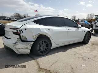 2025 Tesla Model 3 Long Range with VIN 5YJ3E1EB9SF902505, listed as a Copart auction lot 49849535 with 1,977 mi miles and Salvage Title. Bid and sale history available at DreamBid. Image 3.