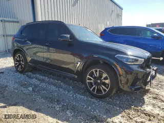 2021 BMW X5 M with VIN 5YMJU0C09M9F22271, listed as a Copart auction lot 52920244 with 28,412 mi miles. Bid and sale history available at carsss.com. Image 4.