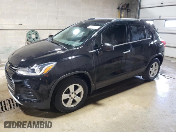2019 Chevrolet Trax LT with VIN 3GNCJLSB2KL370907, listed as a Copart auction lot 54092135 with 75,461 mi miles and Clean Title. Bid and sale history available at carsss.com. Image 1.
