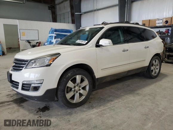 2015 Chevrolet Traverse LTZ with VIN 1GNKVJKD5FJ237352, listed as a Copart auction lot 51510075 with 153,028 mi miles and Salvage Title. Bid and sale history available at DreamBid. Image 1.