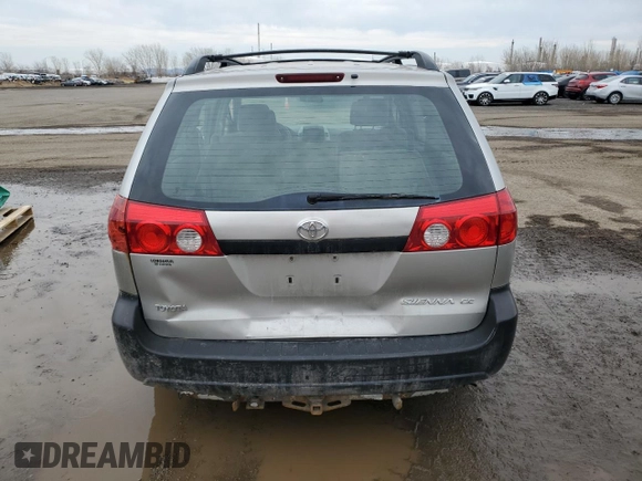 2006 Toyota Sienna with VIN 5TDZA29C76S405887, listed as a Copart auction lot 49289415 with Not Provided miles and Non Repairable. Bid and sale history available at DreamBid. Image 6.