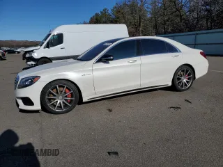 2017 Mercedes-Benz S 63 AMG z VIN WDDUG7JB6HA300708, wystawiony jako Copart lot #87379424 z przebiegiem 73 473 mil mil oraz Szkoda całkowita • Salvage title. Historia ofert i sprzedaży dostępna na DreamBid. Obrazek 1.