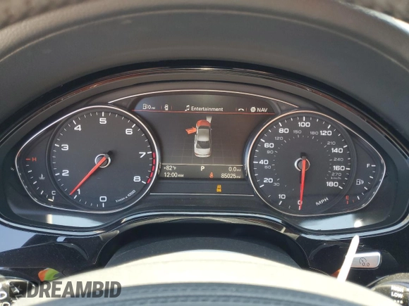 2012 Audi A8 with VIN WAURVAFD9CN022995, listed as a Copart auction lot 60225785 with 85,025 mi miles and Clean title. Bid and sale history available at DreamBid. Image 9.